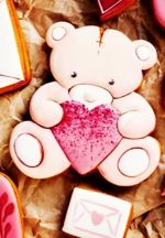 مهر و کاتر کوکی طرح خرس و قلب