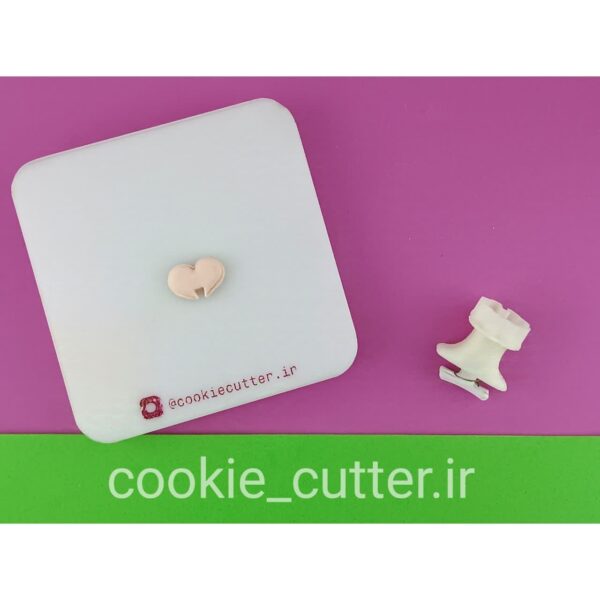 کاتر فشاری تزیینی قند لب فنجونی قلب